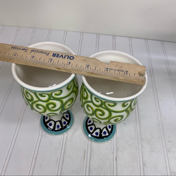 Nicole Engblom  ceramic whimsical goblets - Picture 5 of 7